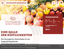 Tablet Screenshot of markthalle-stuttgart.de